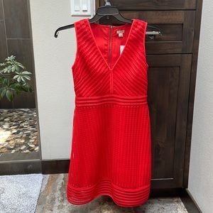 J. Crew Red Dress